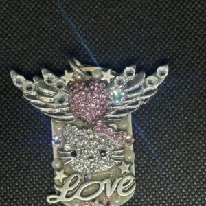 Flowers and abstract Art tag