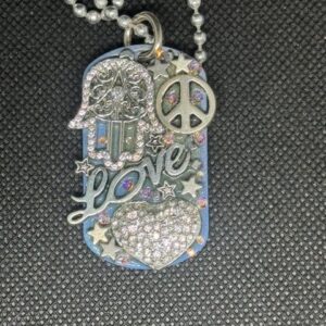 Hamsas and Jewish Stars Art tag