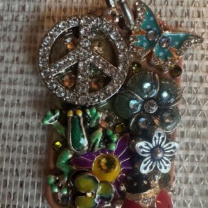 Peace/flowers Art Tag