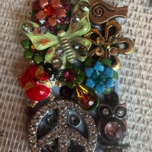 Peace/flowers Art Tag